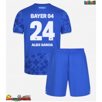 Camisa de Futebol Bayer Leverkusen Aleix Garcia #24 Equipamento Alternativo Infantil 2025-26 Manga Curta (+ Calças curtas)